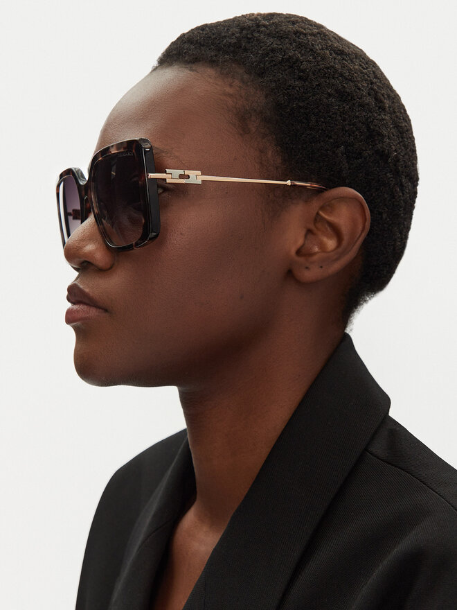 Trussardi Okulary przeciwsłoneczne Trussardi TSW9057 Brązowy