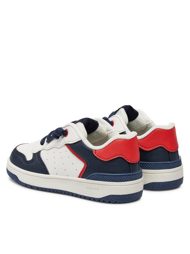 Geox Snīkeri Geox J Washiba Boy J45LQB 05411 C0899 S Balts