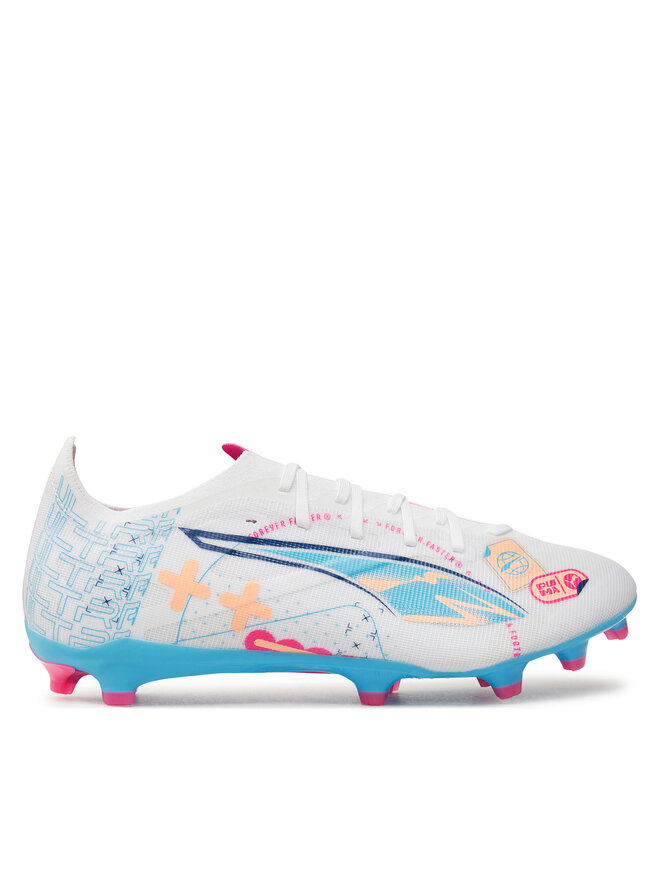 Puma Buty do piłki nożnej Puma ULTRA 5 MATCH VOL. UP FG/AG 108064 01 Biały