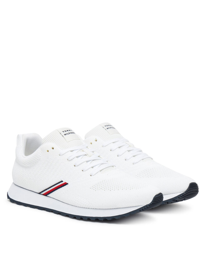 Tommy Hilfiger Αθλητικά Tommy Hilfiger New Runner Eva Corpo Knit FM0FM05648 Λευκό
