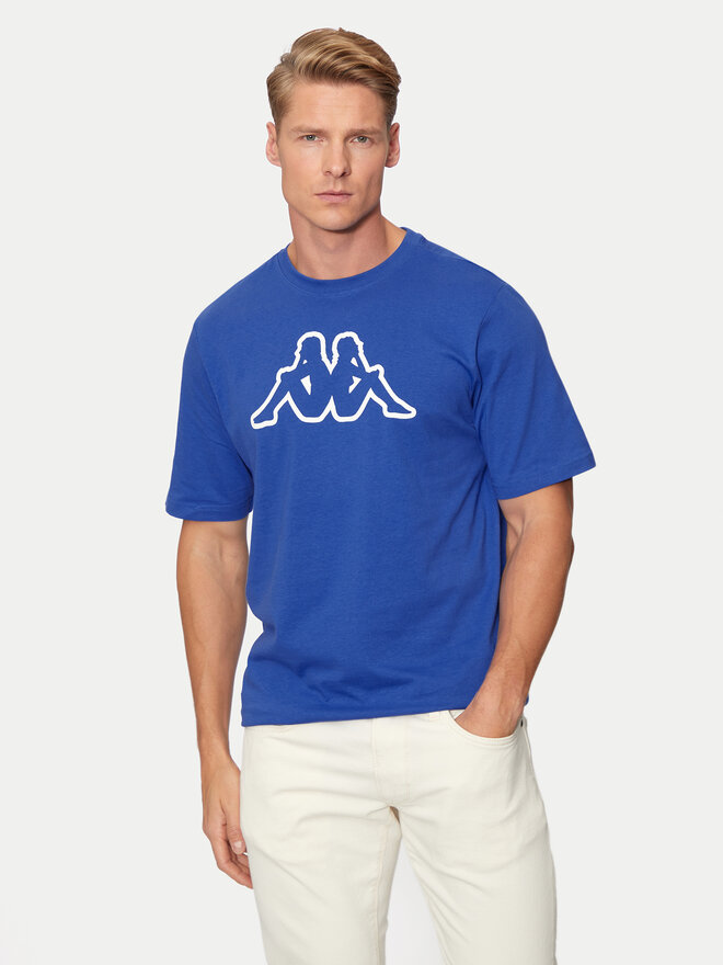 Kappa Kappa Marškinėliai Logo Korpo Cromen 303HZ70 Mėlyna Regular Fit