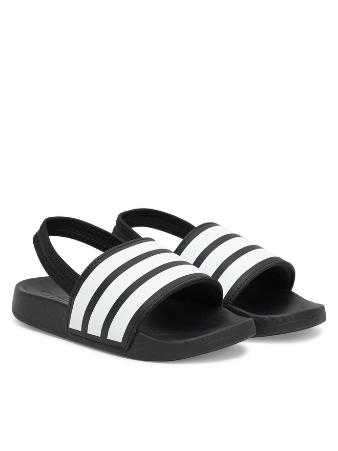 adidas Sandały adidas adilette Estrap JR5328 Czarny
