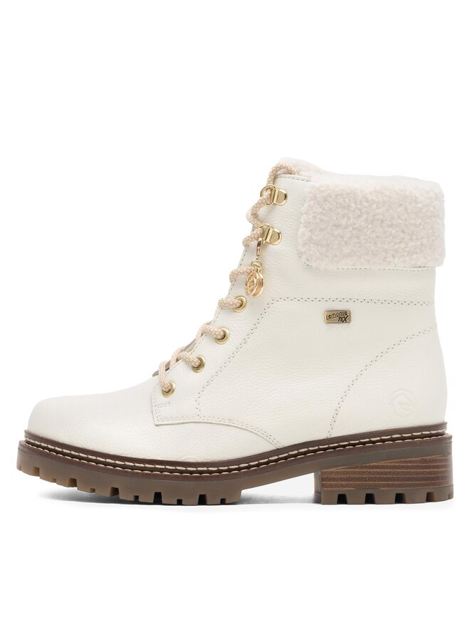 Remonte Schnürstiefeletten Remonte D0B74-81 Weiß