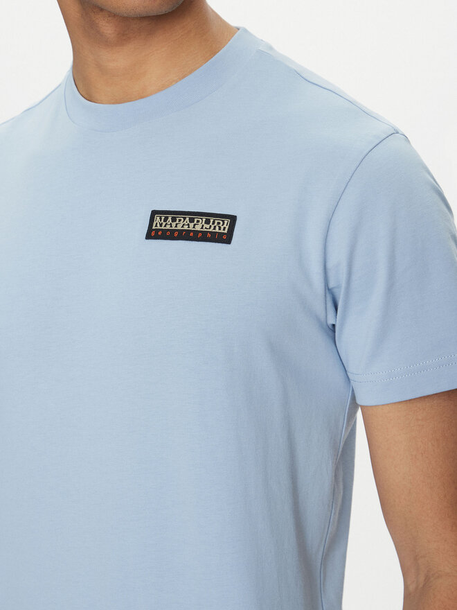 Napapijri Napapijri Футболка Iaato NP0A4HFZ Блакитний Regular Fit