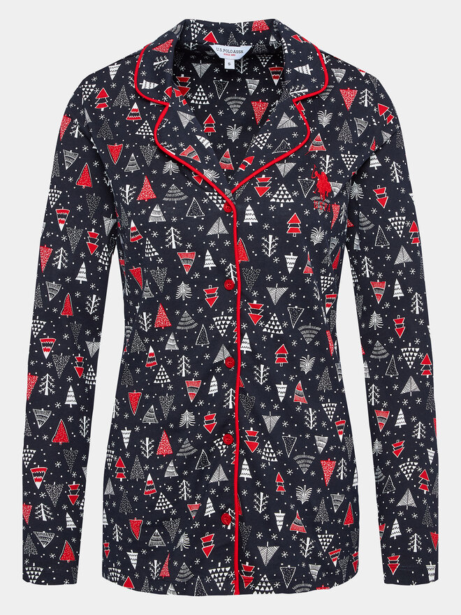 U.S. Polo Assn. U.S. Polo Assn. Pizsama Boydan 16827 Sötétkék Regular Fit