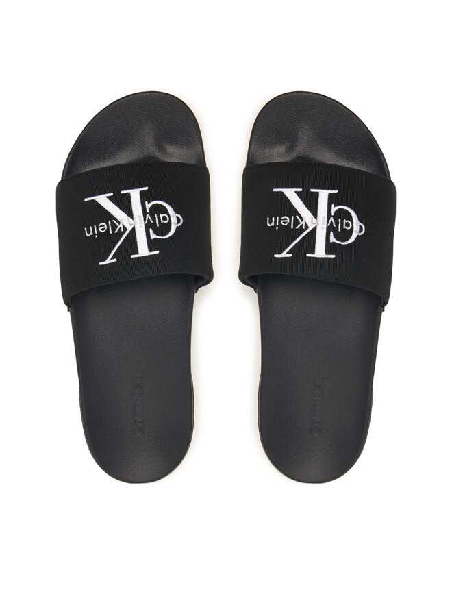 Calvin Klein Jeans Pantoletten Calvin Klein Jeans Ess Slide Cv YM0YM01393 Schwarz