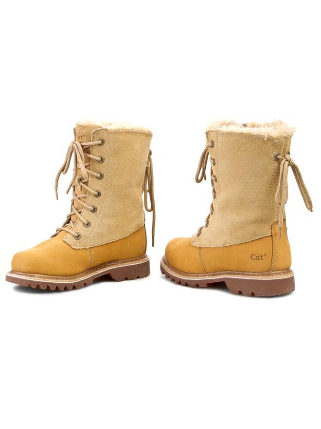CATerpillar Bakancs CATerpillar Bruiser Scrch Lace P305753 Sárga