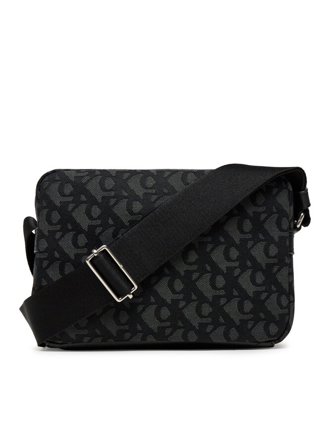 Calvin Klein Плоска сумка Calvin Klein Unstructured Monogram Camera Bag LV04G3179G Чорний