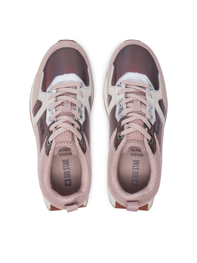 Big Star Shoes Sneakersy Big Star Shoes OO274546 Różowy