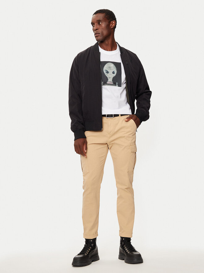 BOSS Boss Marškinėliai 50528190 Balta Regular Fit