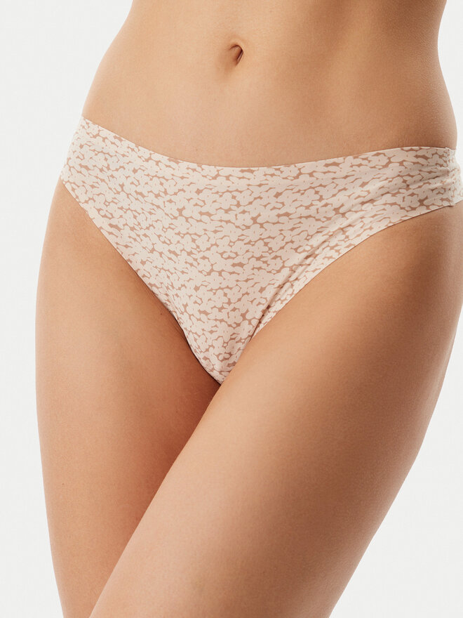 Chantelle Chantelle Στρίνγκ Soft Stretch C11D90 Μπεζ
