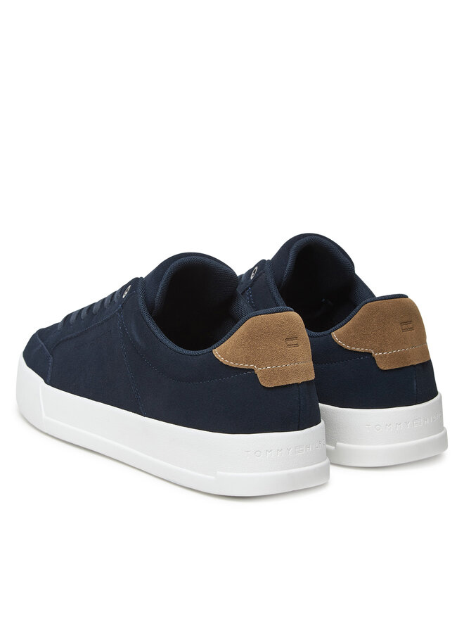 Tommy Hilfiger Sneakers Tommy Hilfiger Th Court Summer Suede FM0FM05517 Dunkelblau