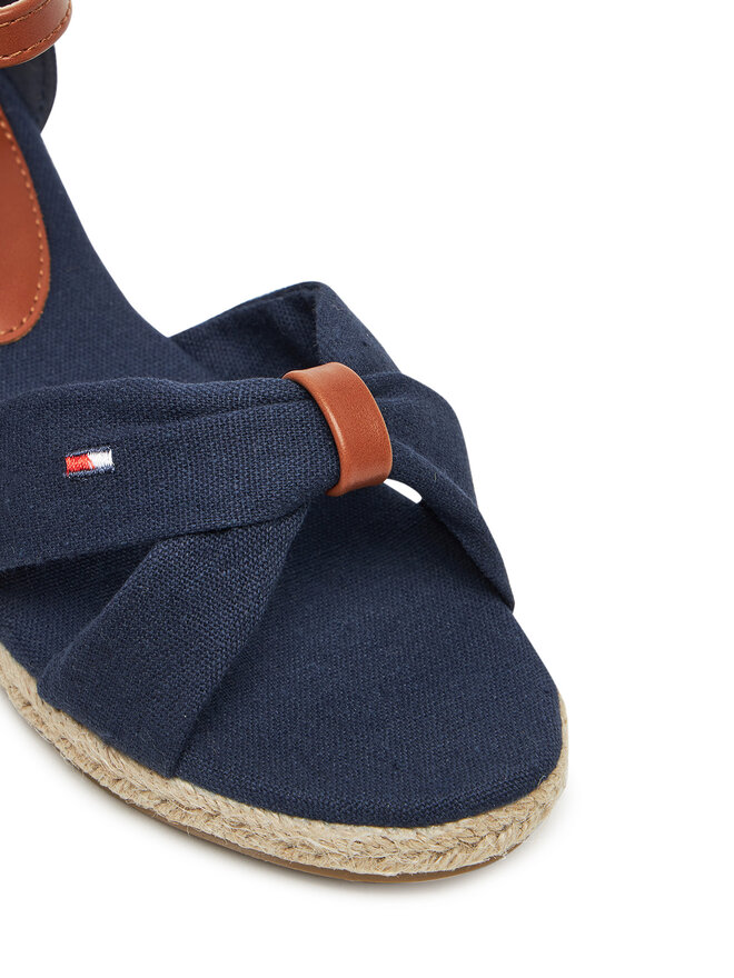Tommy Hilfiger Espadryle Tommy Hilfiger T3A7-33801-0048 S Granatowy