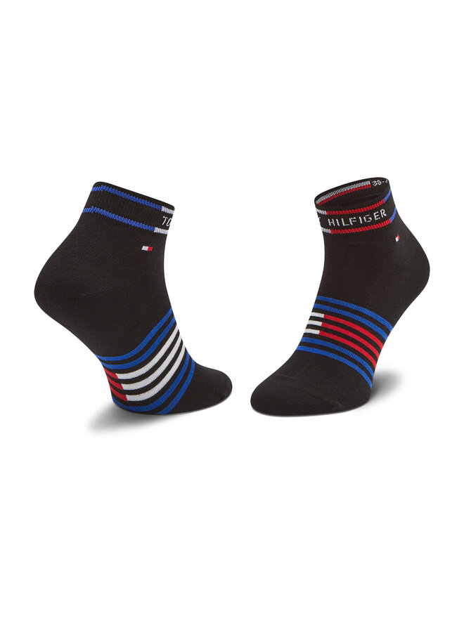 Tommy Hilfiger Σετ ψηλές κάλτσες ανδρικές 2 τεμαχίων Tommy Hilfiger 100002212 Μαύρο