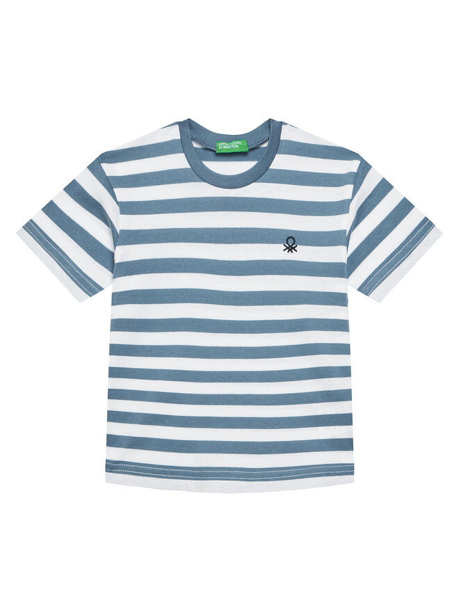 United Colors Of Benetton United Colors Of Benetton Camiseta 3FHXG10HR Azul Regular Fit