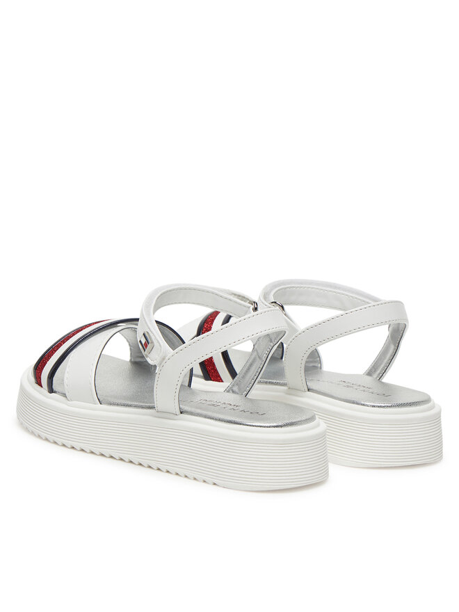Tommy Hilfiger Sandalen Tommy Hilfiger Sandal T4A2-33799-0273 Weiß