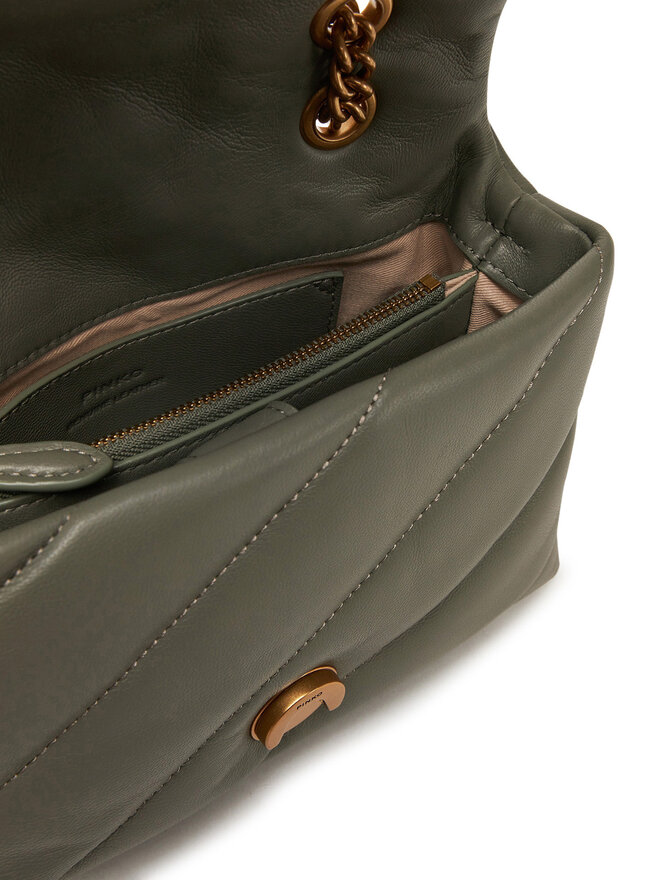 PINKO Handtasche PINKO Love Puff Mini Cl PE 25 PLTT 100039 A0F2 Grün