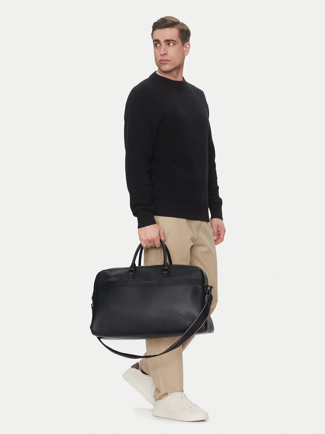 Tommy Hilfiger Torbica Tommy Hilfiger Th Corp Duffle AM0AM13353 Črna