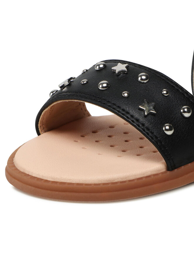 Geox Sandály Geox J S.Karly G. H J2535H 000BC C9999 M Černá