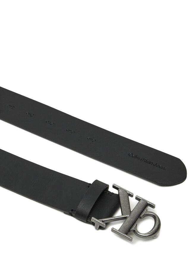 Calvin Klein Jeans Ζώνη Ανδρική Calvin Klein Jeans Round Mono Plaque Lthr Belt 40Mm K50K512067 Μαύρο