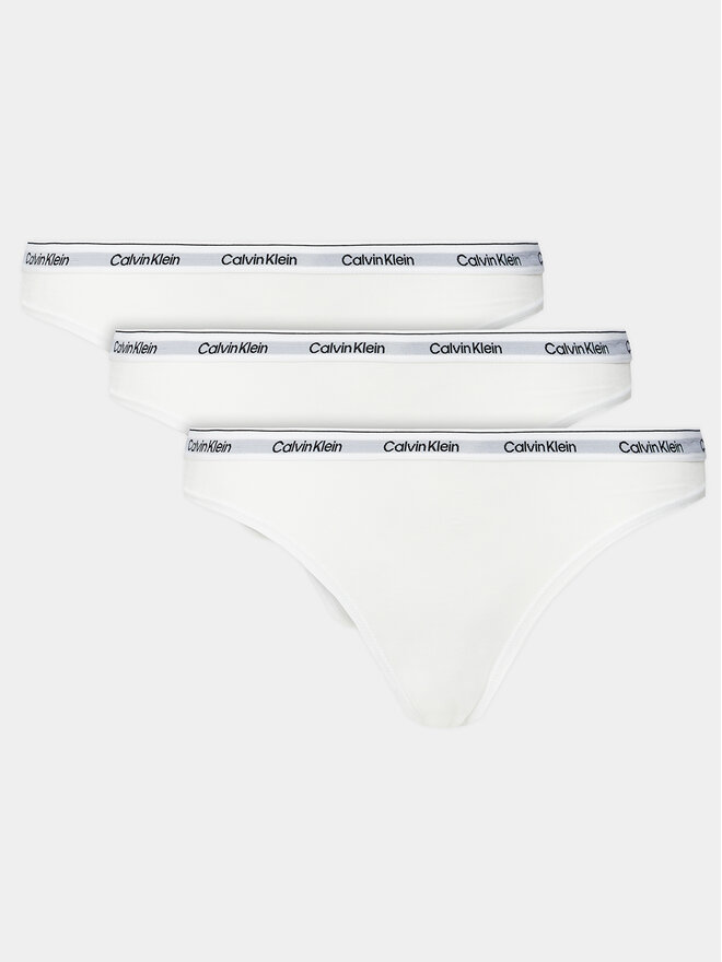 Calvin Klein Underwear Calvin Klein Underwear Набір з 3 пар класичних трусів 000QD5207E Білий