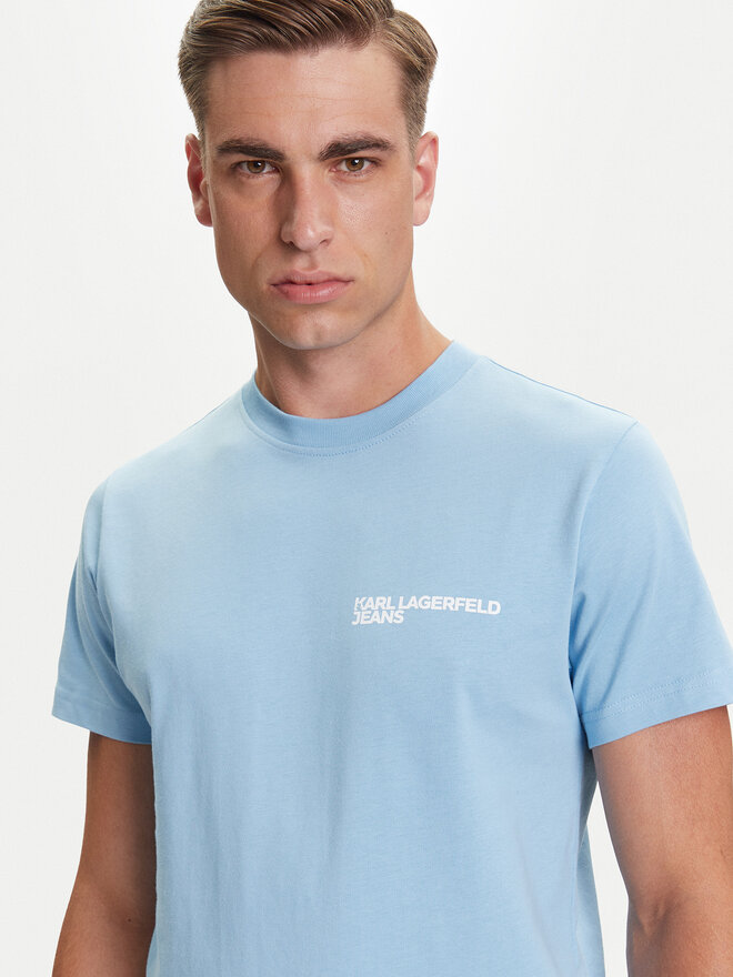 Karl Lagerfeld Jeans Karl Lagerfeld Jeans Camiseta A1M17003 Azul Slim Fit