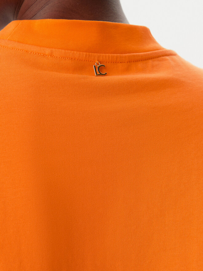 LOLA CASADEMUNT LOLA CASADEMUNT Marškinėliai LS2515054 Oranžinė Relaxed Fit