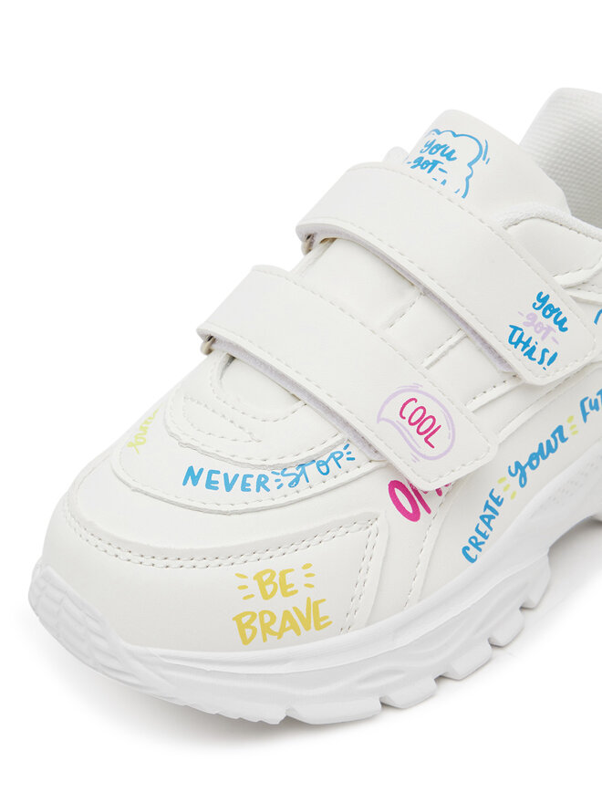 DeeZee Sneakersy DeeZee CEO-AVO-19627-002 Biały