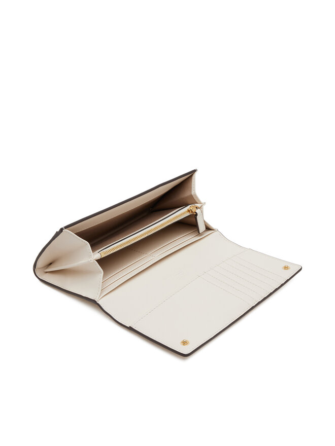 Elisabetta Franchi Голям дамски портфейл Elisabetta Franchi PF02A51E2 193 Екрю