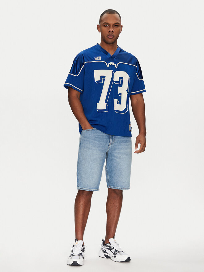 Puma Puma Camiseta Dress Code Football 630254 Azul Relaxed Fit