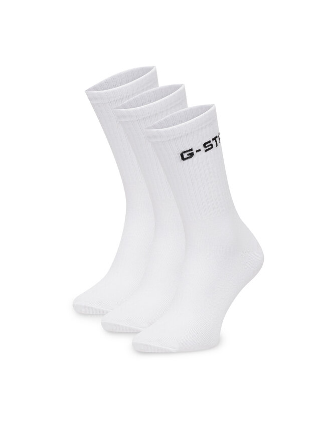G-Star Raw Κάλτσες G-Star Raw AS_G_STAR_001W_SS25 (3-PACK) Λευκό