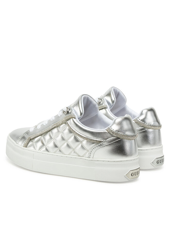 Guess Sneakersy Guess FLPGRA ELE12 Srebrny