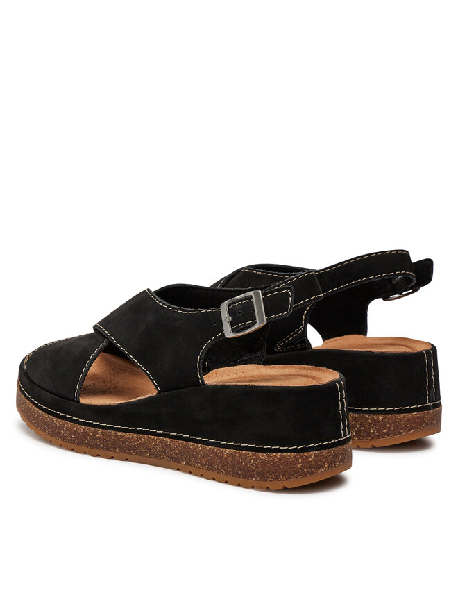 Clarks Sandali Clarks Kassanda Step 26177299 Črna