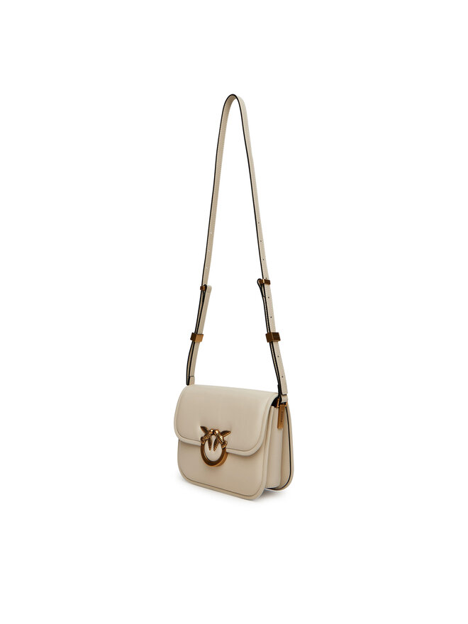 PINKO Дамска чанта PINKO Love Box Bag Fl Mini 104297 A26L Екрю