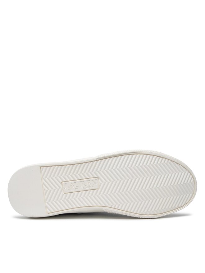 LAUREN RALPH LAUREN Sneakersy Lauren Ralph Lauren Janson II 802830937006 Bílá