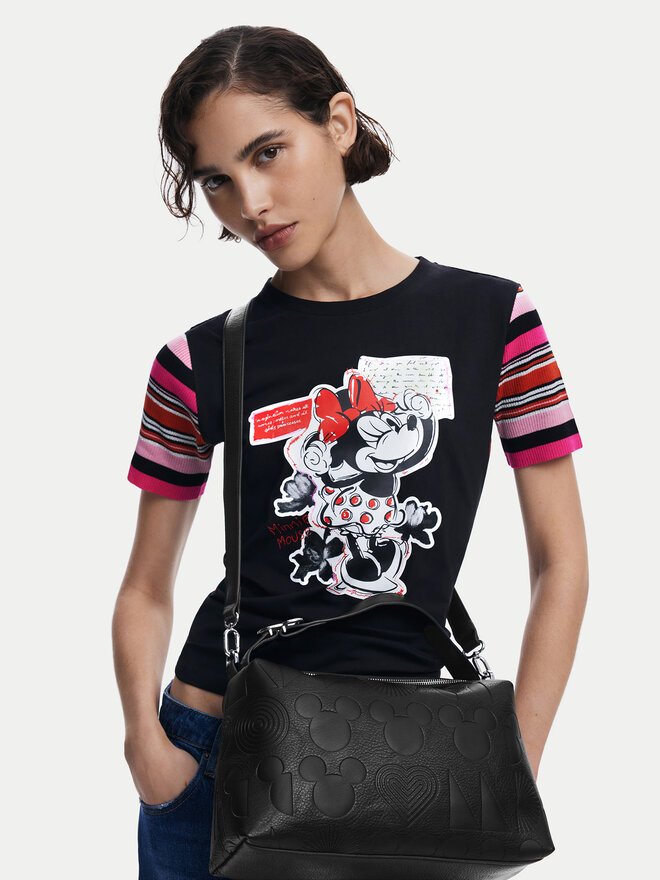 Desigual Kabelka Desigual All Mickey Bergamo 25SAXP65 Černá