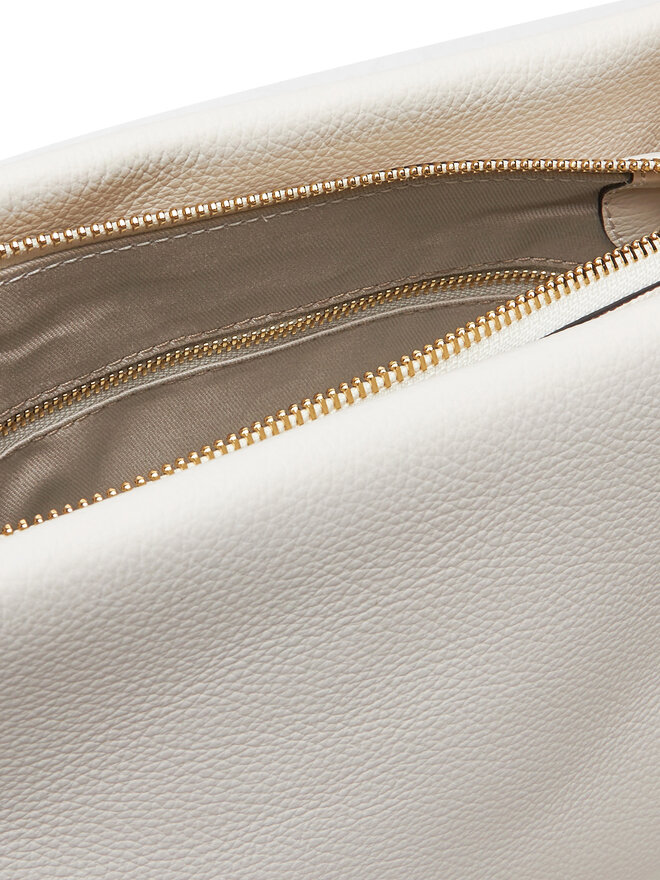 Coccinelle Handtasche Coccinelle M50 Boheme Grana Double E1 M50 58 01 01 Écru