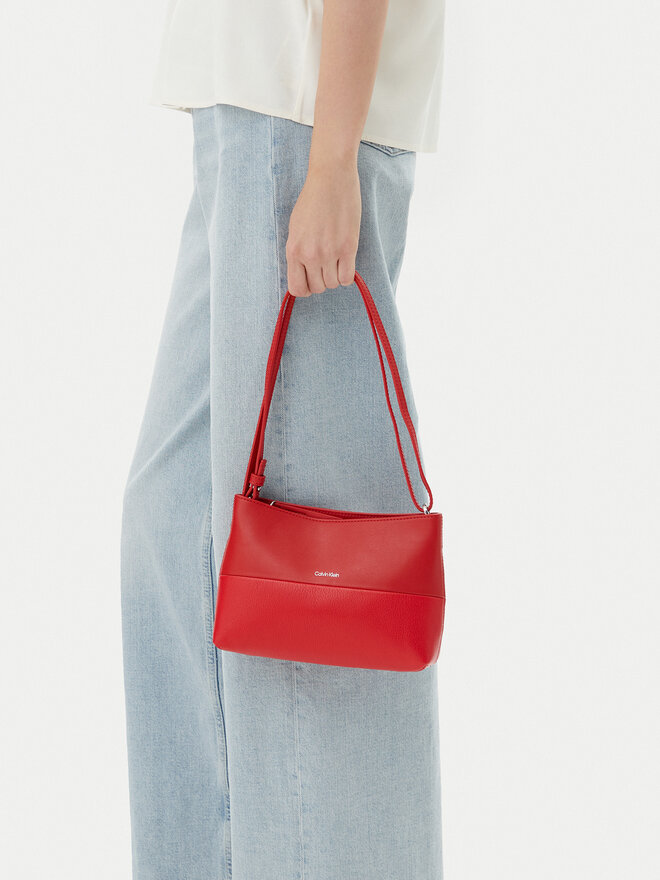Calvin Klein Handtasche Calvin Klein Ck Mixmedia Convertible Sm Bag K60K613009 Rot