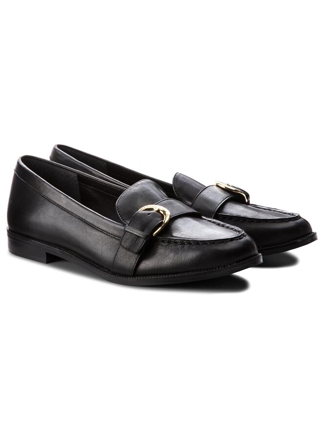 LAUREN RALPH LAUREN Mokasyny Lauren Ralph Lauren Bethy 802723247001 Czarny