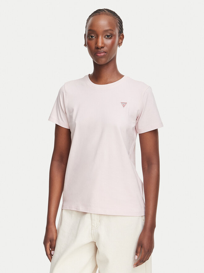 Guess Jeans Guess Jeans Футболка W4YI10 J1314 Світло-рожевий Regular Fit