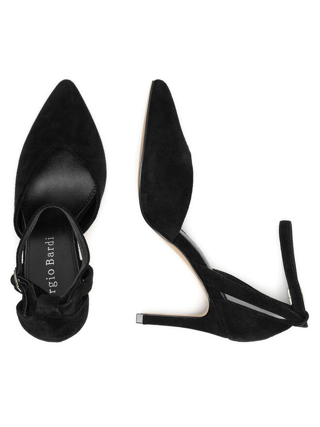 Sergio Bardi Pantofi cu toc subțire Sergio Bardi WFA1619-35Z-SB Negru