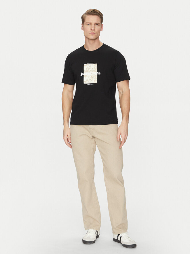 Jack&Jones Jack&Jones T-Shirt Tarmac 12273239 Μαύρο Regular Fit