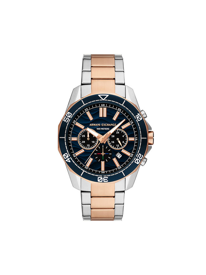 Armani Exchange Zegarek Armani Exchange SPENCER AX1965 Srebrny
