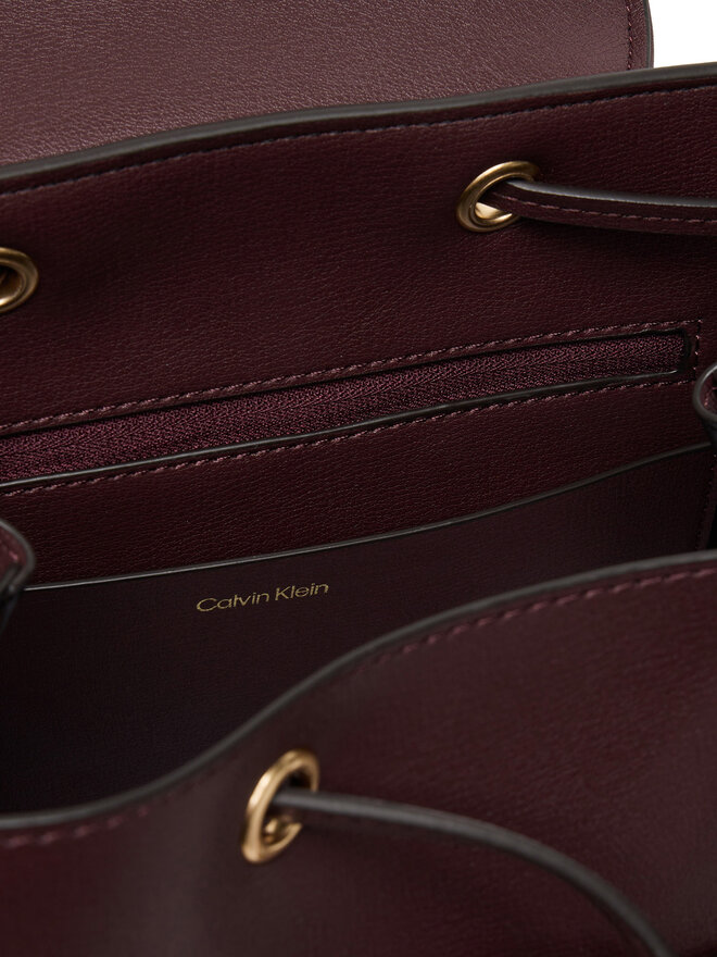 Calvin Klein Rucsac Calvin Klein Foil Logo Flap Backpack LV04F3297G Vișiniu