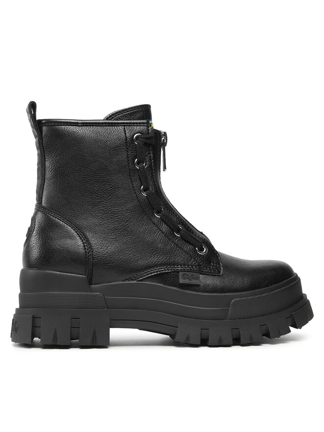 Buffalo Μποτάκια Buffalo Aspha Zip 1622070 Μαύρο