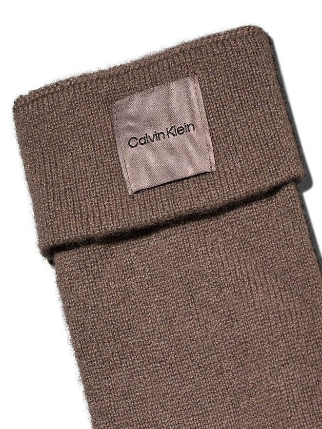 Calvin Klein Guanti da donna Calvin Klein Chunky K60K612619 Grigio
