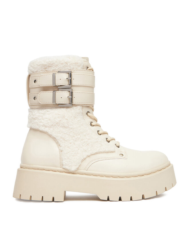 DeeZee Botines planos DeeZee 13123-2 Écru