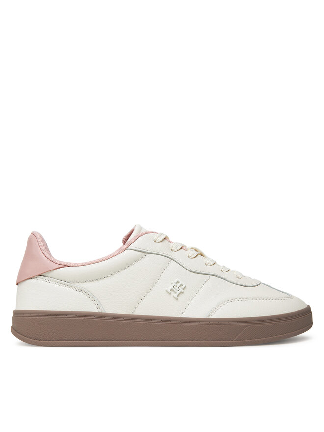 Tommy Hilfiger Tenisice Tommy Hilfiger Th Premium Heritage Sneaker FW0FW08755 Écru