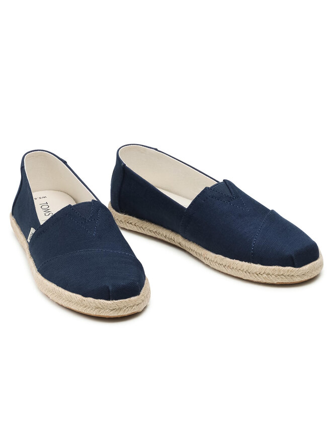 Toms Espadrilky Toms Alpragata Rope 10016255 Tmavomodrá