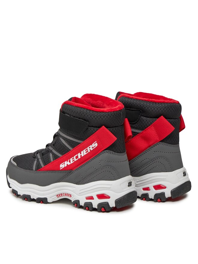 Skechers Ботуши Skechers D'Lites 660092L/BKRD Черен